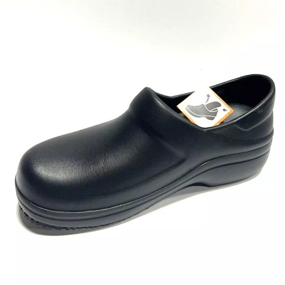 Crocs Women's Neria Pro II Slip Resistant Clog Black, Size 9 - Picture 2 of 6